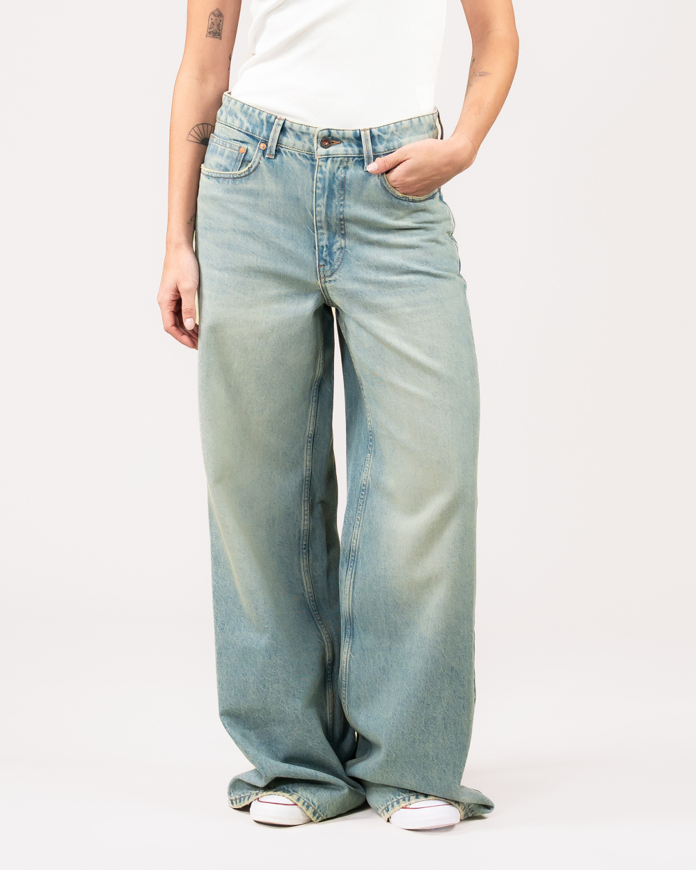 Harper Wide Leg Vintage Blue