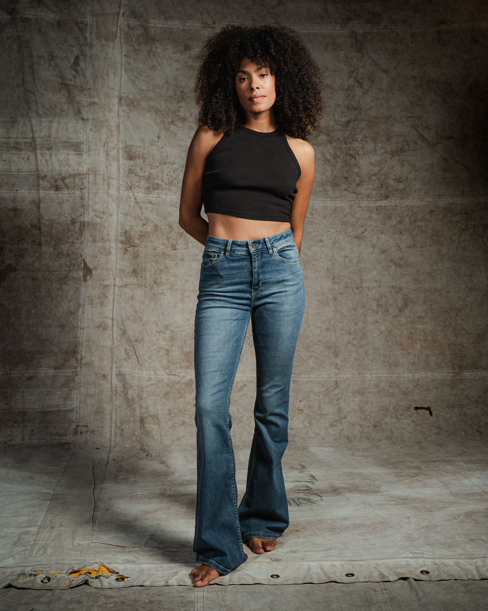 Lisette Flare Super Aged Blue