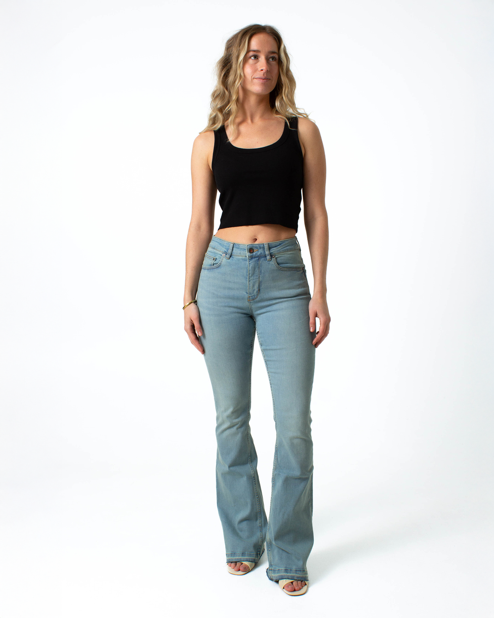 Lisette Flare Overdye Ripped Hem