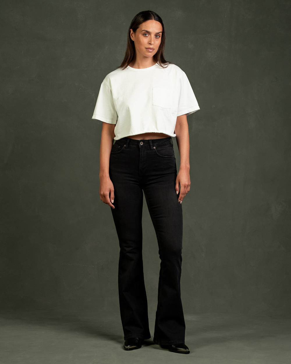 Lisette Flare Worn In Black