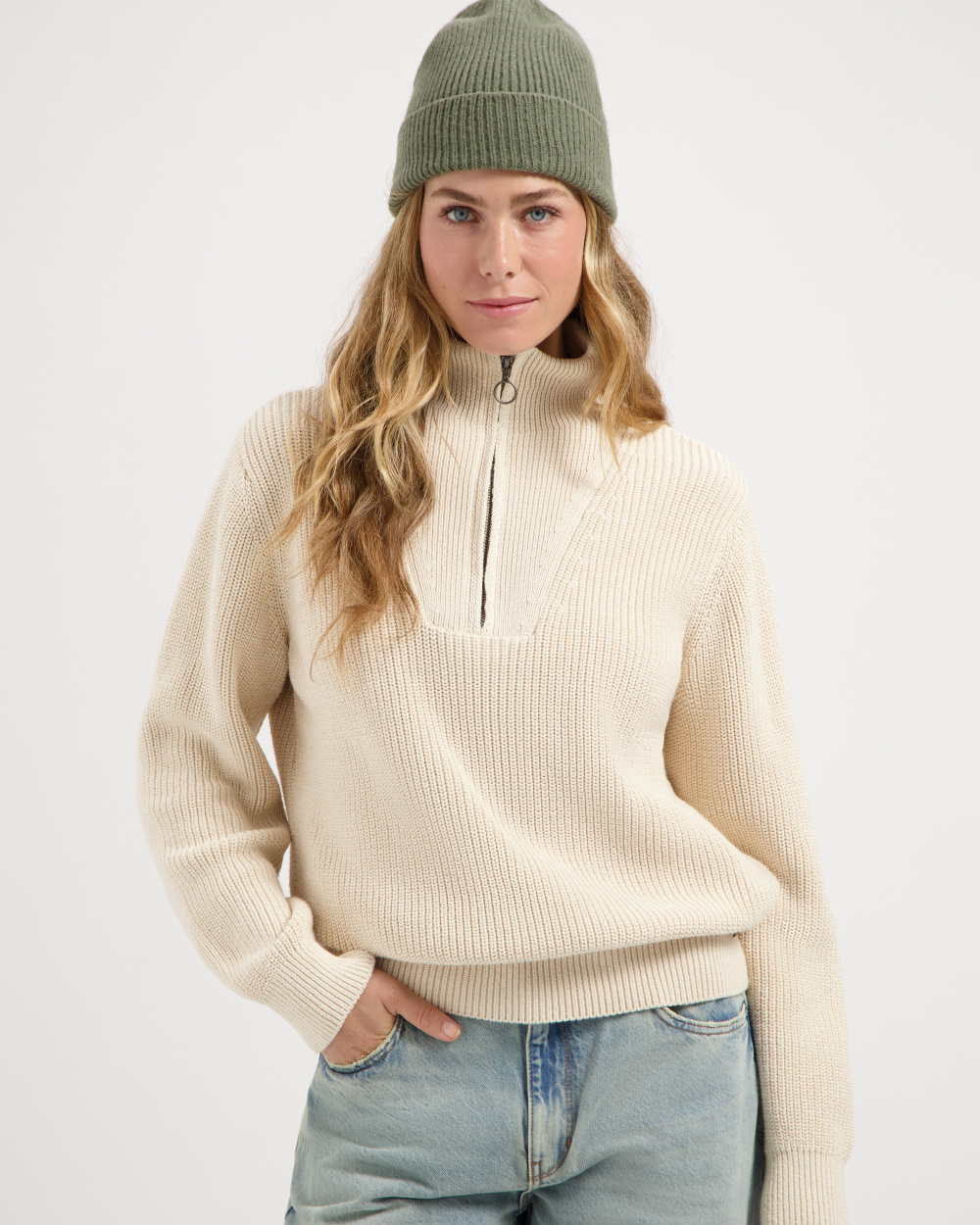 Doris zip knit