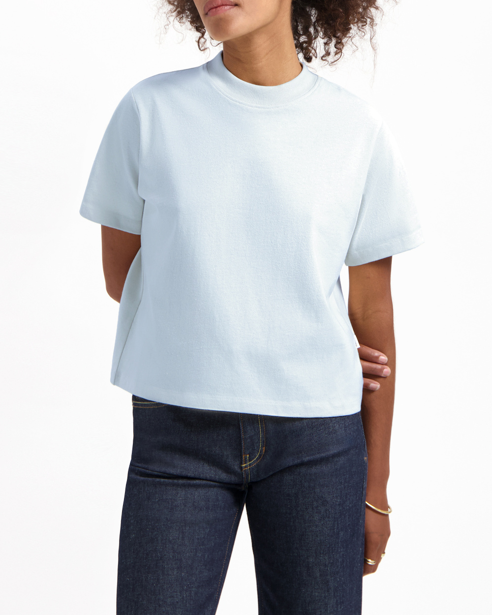 Jill Mock Neck T-Shirt