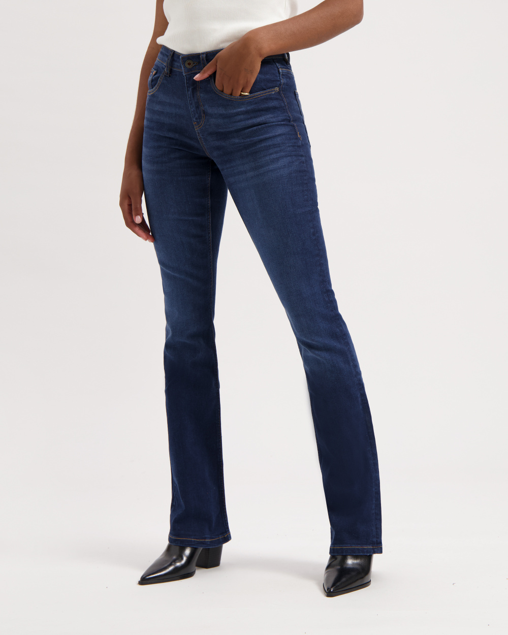 Amy Bootcut Herbal Blue