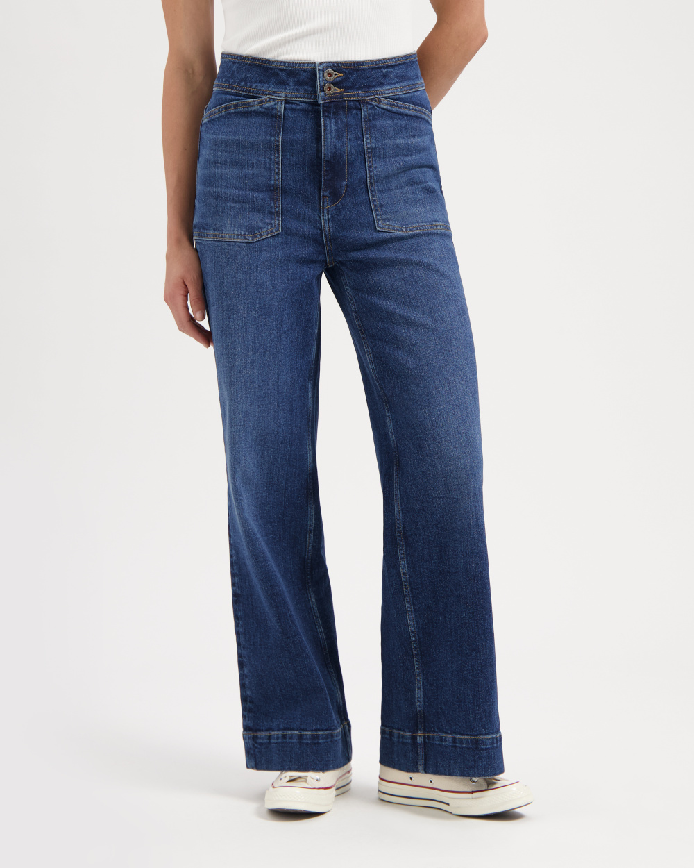 Farrah Worker Faded Blue