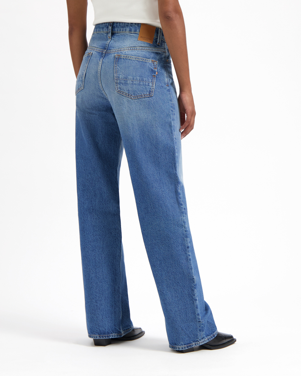 Harper Wide Leg Rosebowl Blue