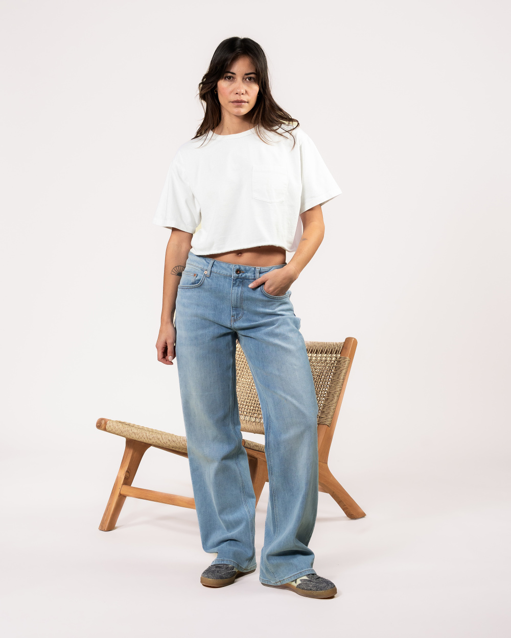 Lena Loose Misty Ocean