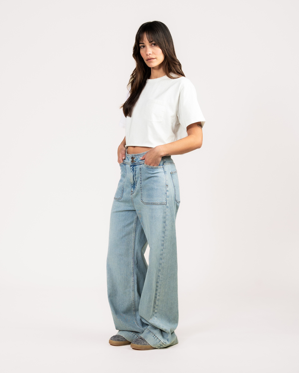 Farrah Worker Steel Blue