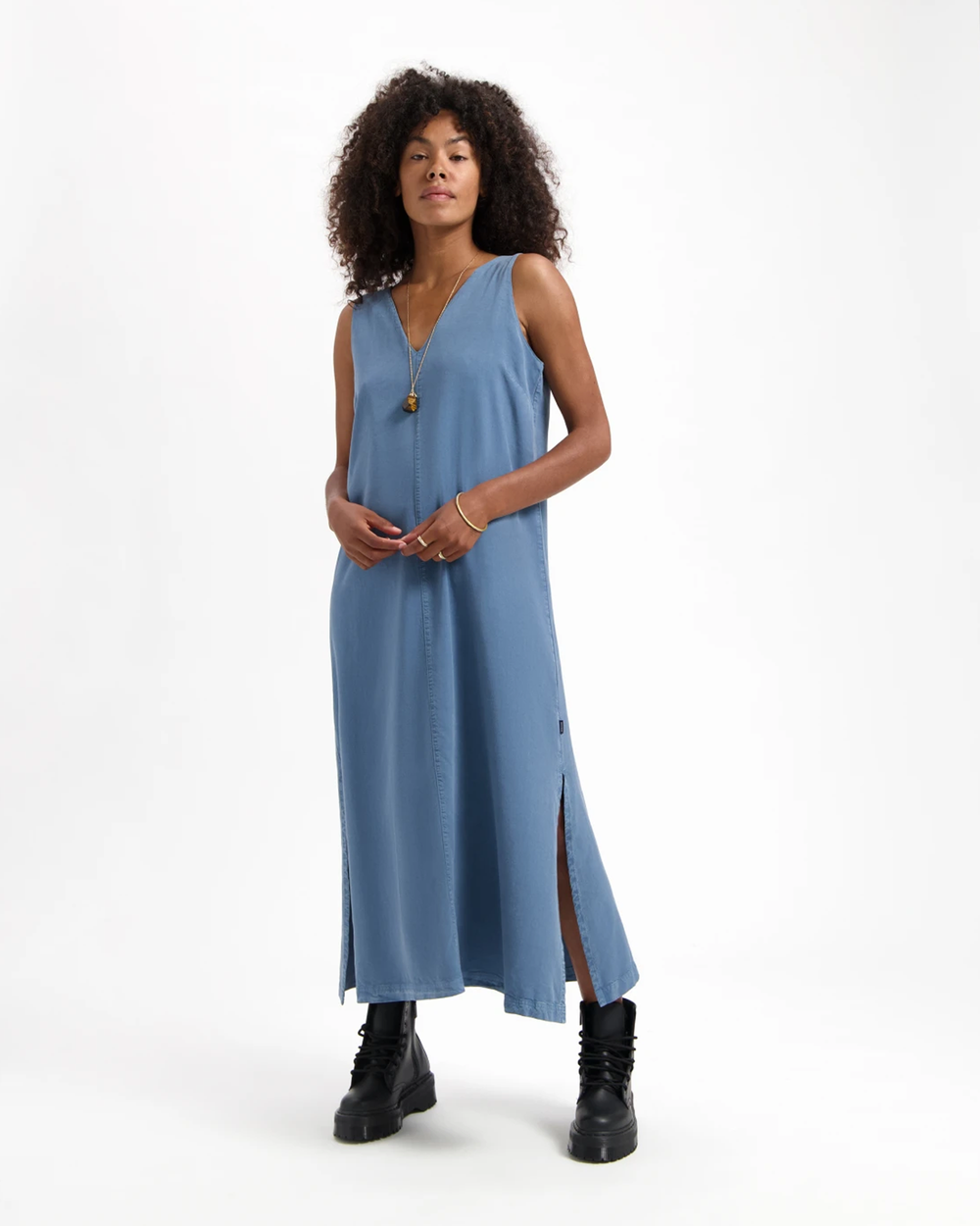 Macy Long Tencel Dress