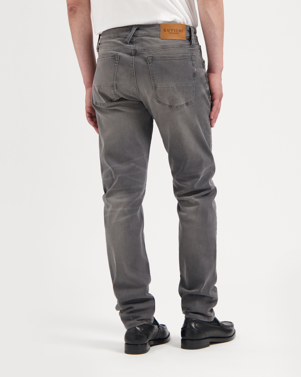 Jim Regular Slim Stone Grey