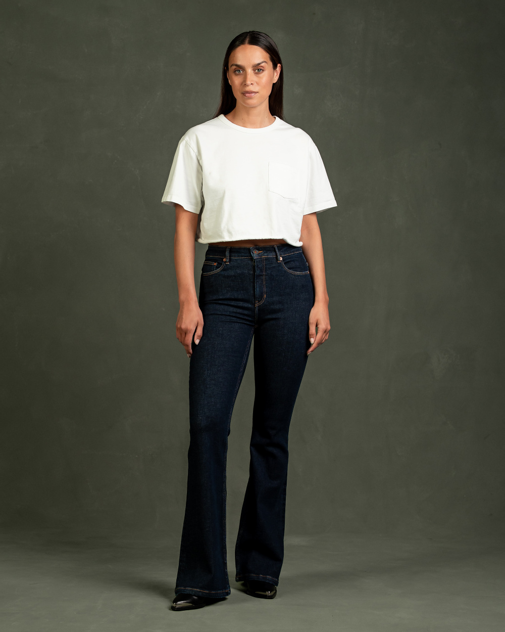 Lisette Flare Indigo Rinse