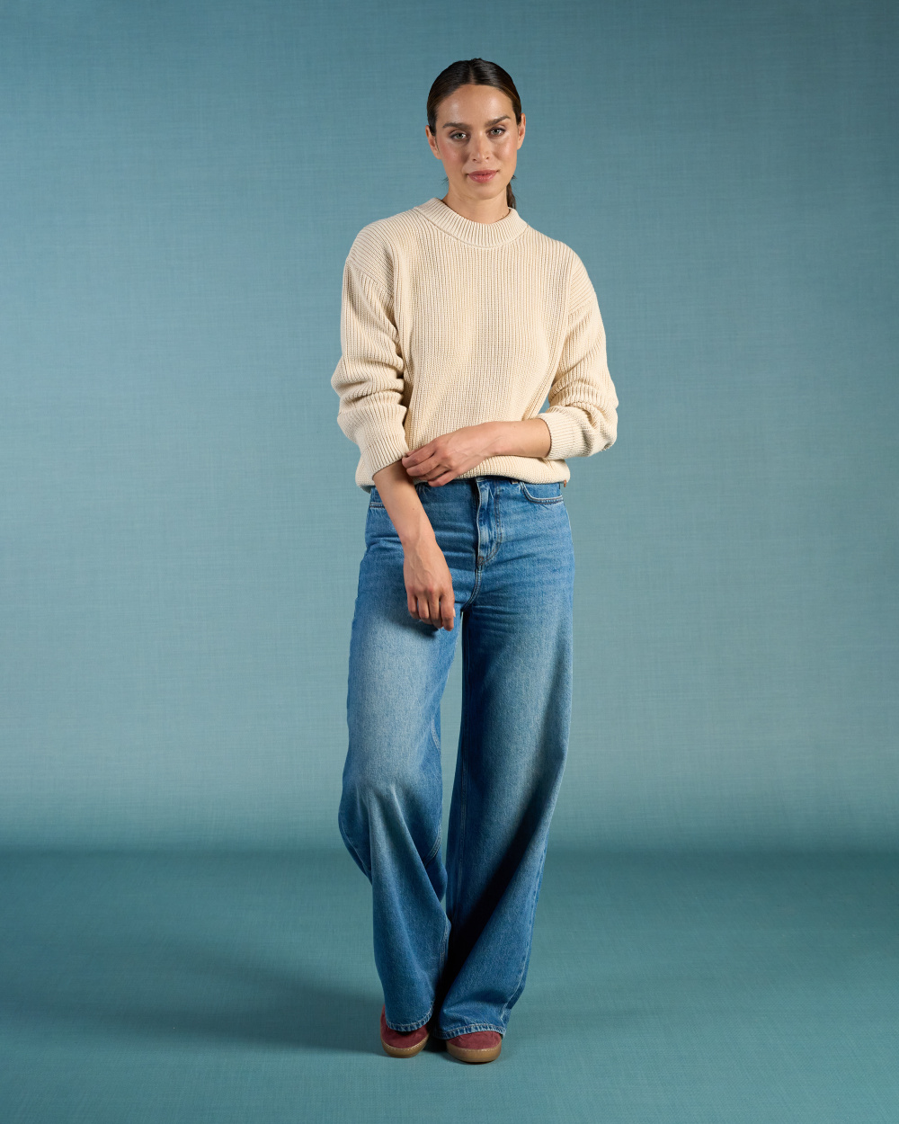 Francis Super Wide Rosebowl Blue