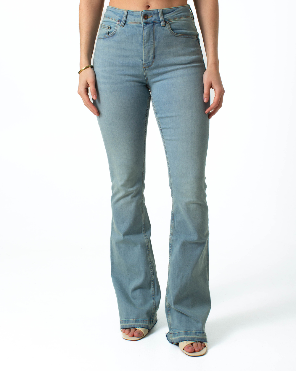 Lisette Flare Overdye Ripped Hem