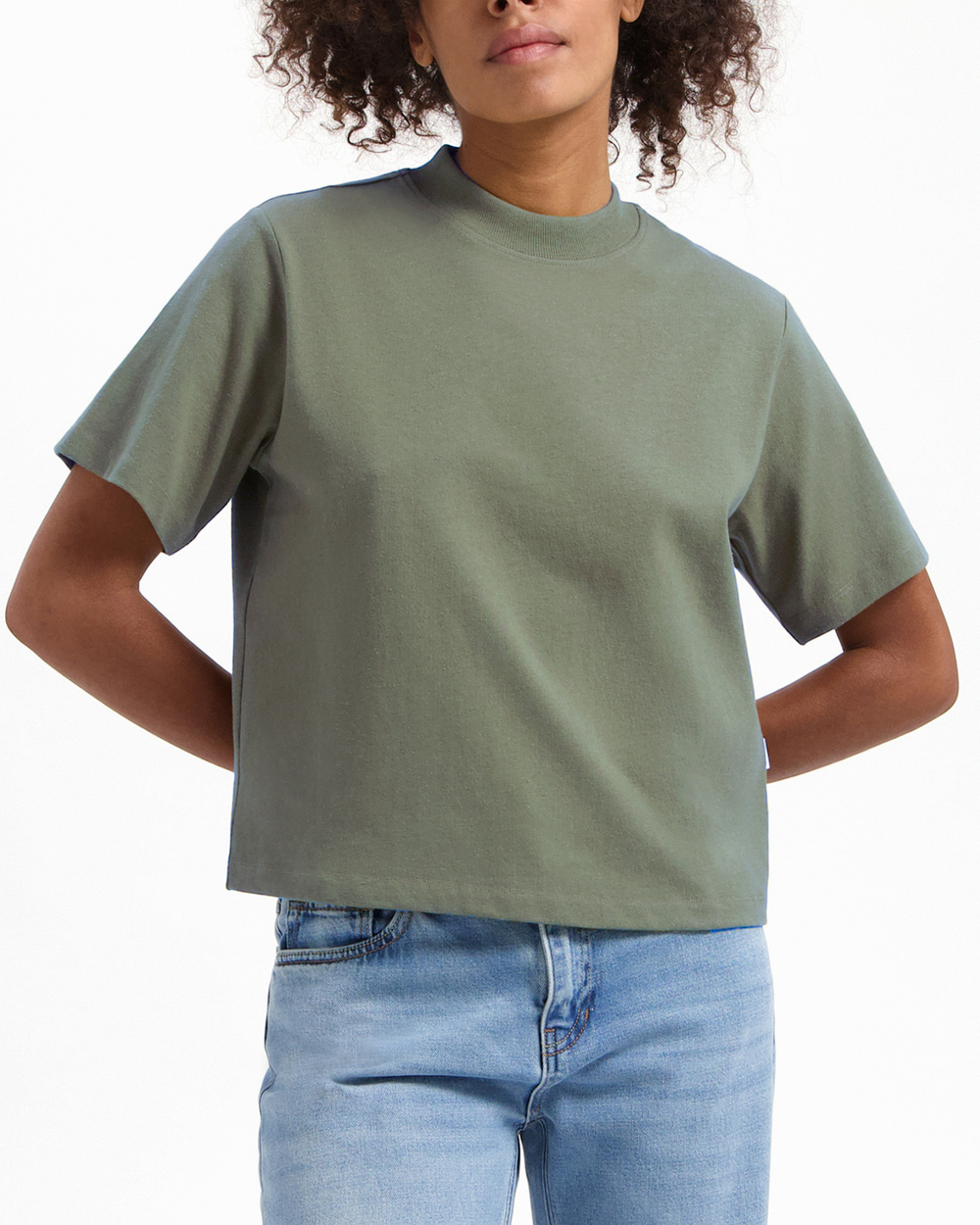 Jill Mock Neck T-Shirt