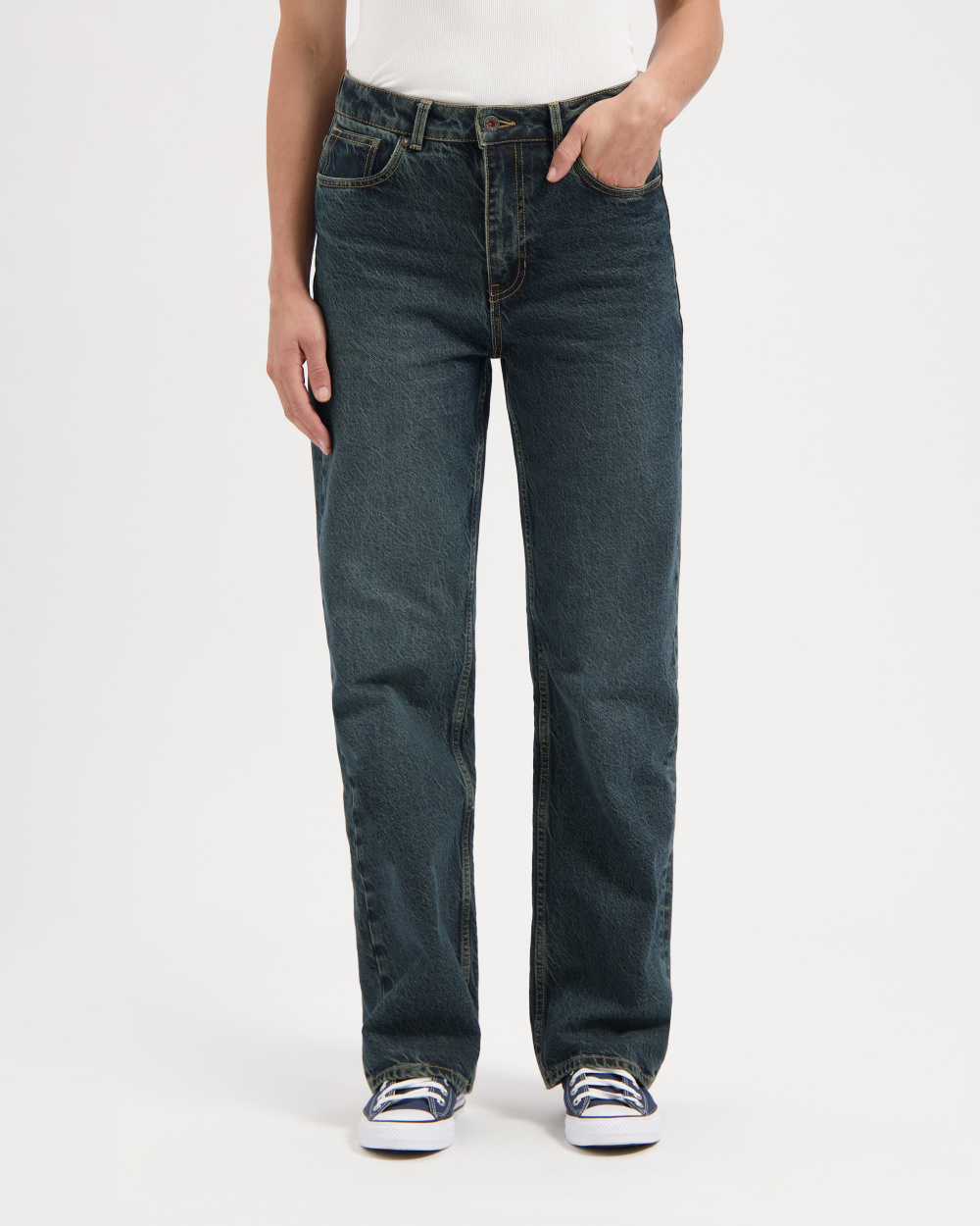 Izabella Loose Straight Vintage Jade