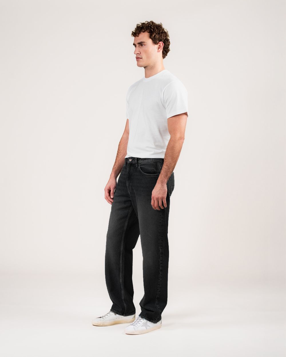 Larry Loose Charcoal Grey