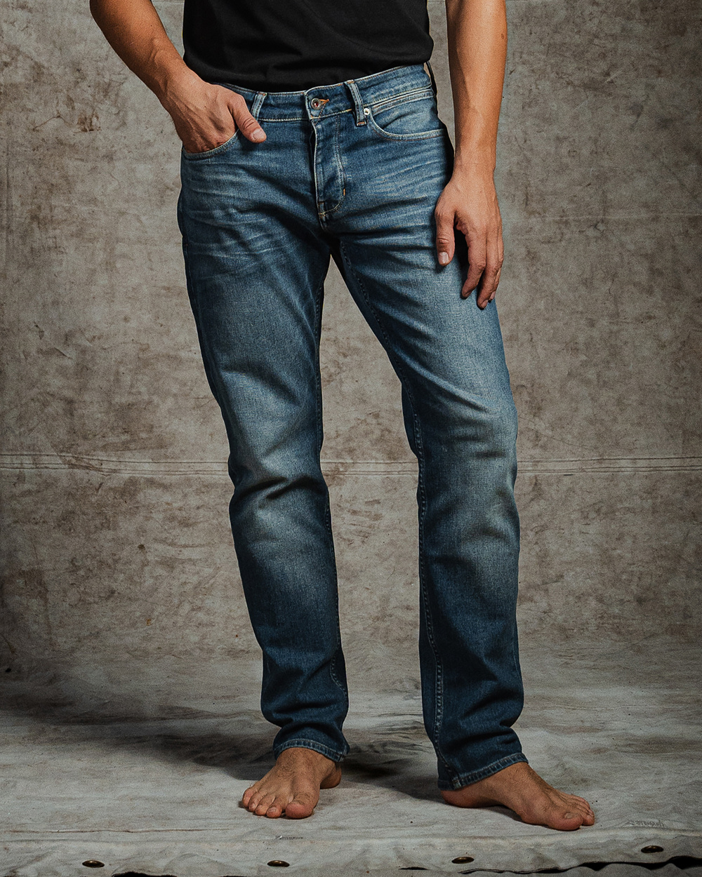 Jim Regular Slim Aged Indigo