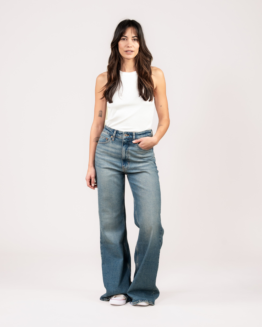 Vivienne Flare Broken Blue