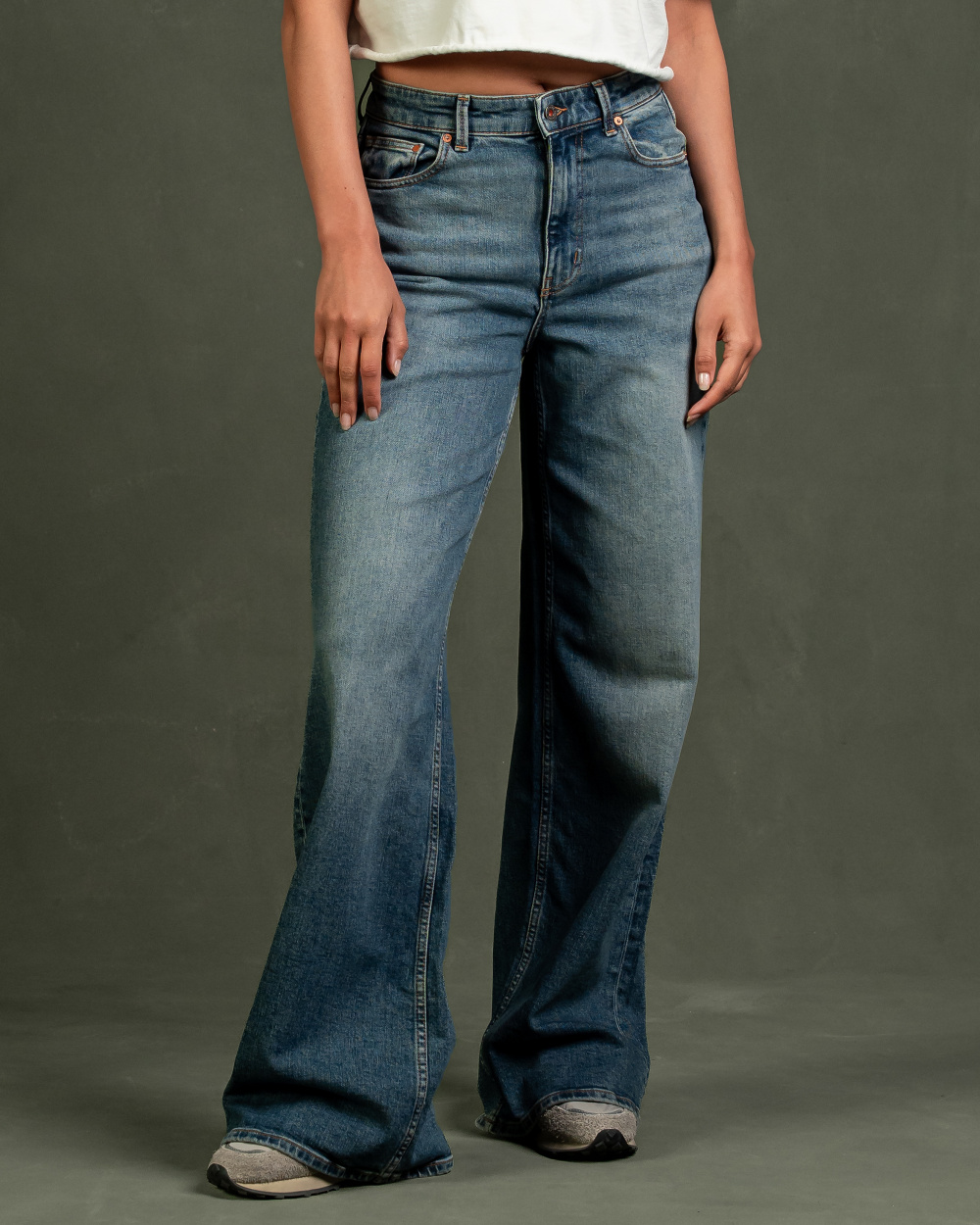 Harper Loose Flare Starlit Indigo