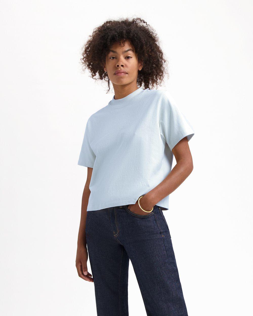 Jill Mock Neck T-Shirt