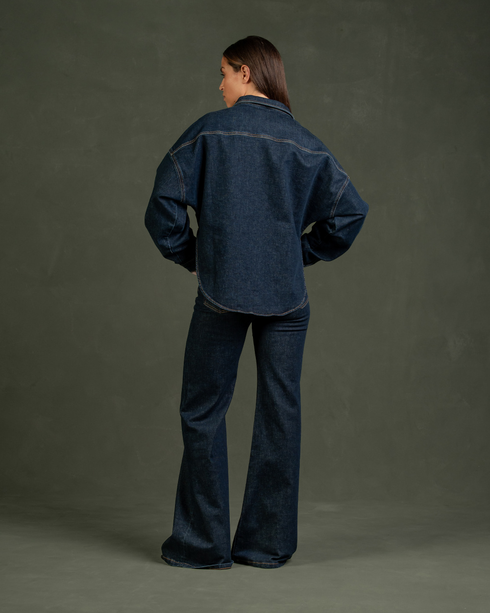 Mae Shirt Dark Rinse