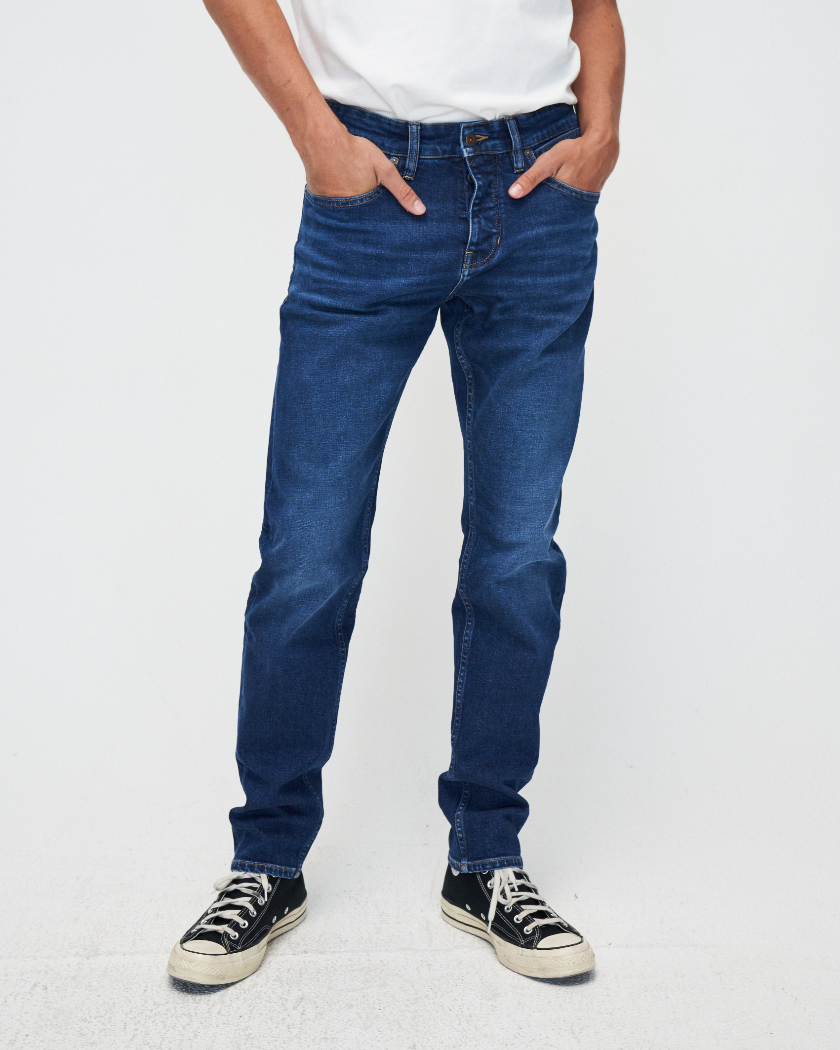 サイズ28 SKINNY KITANO DENIM CLASH BLUE