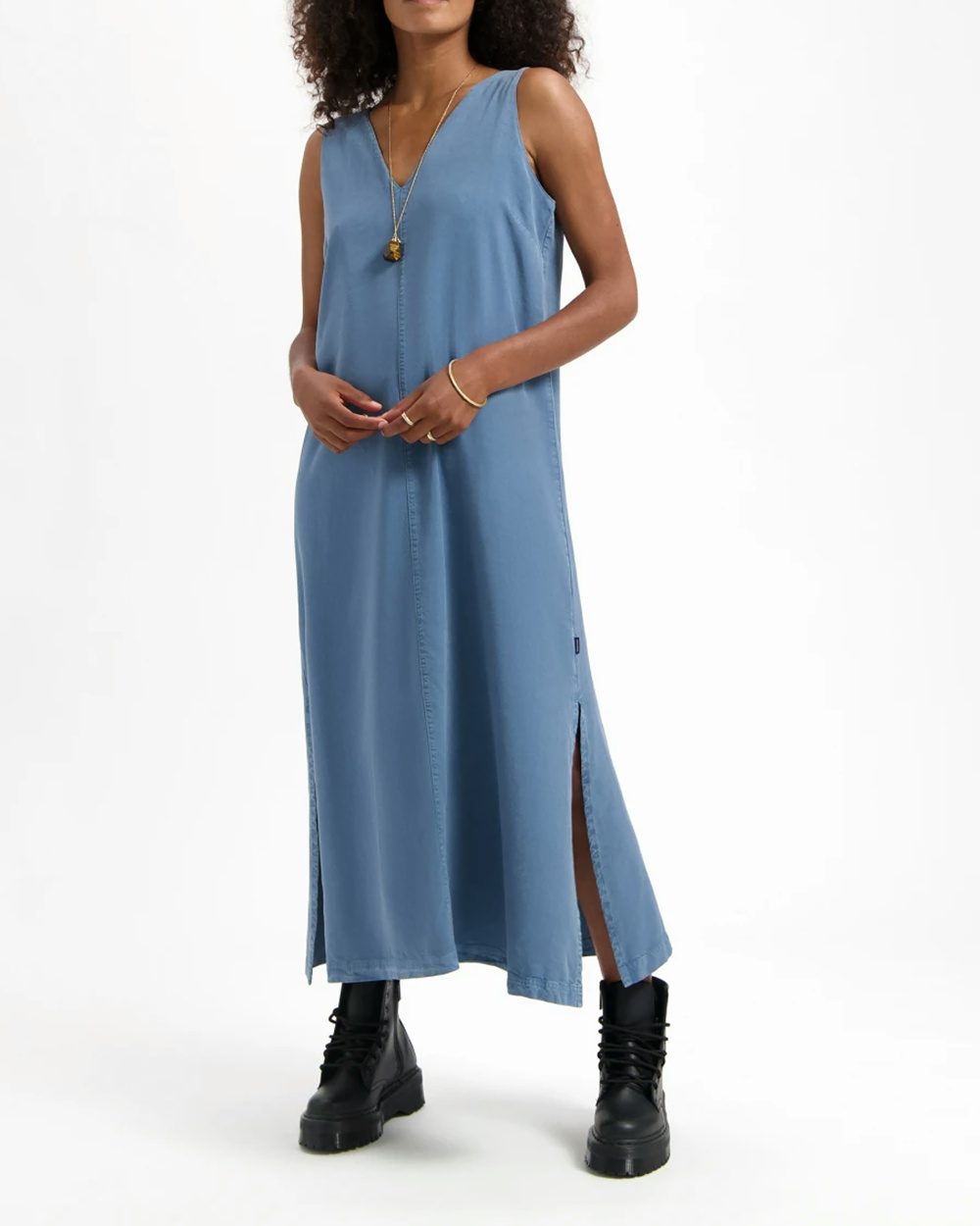 Macy Long Tencel Dress
