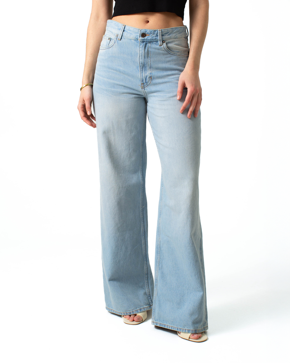 Harper Wide Leg Light Blue
