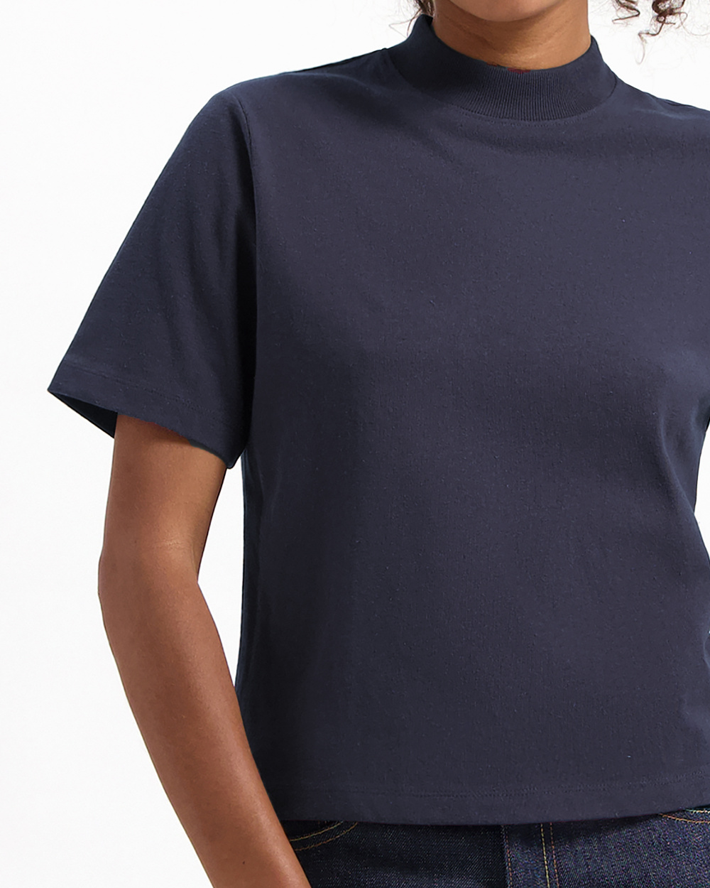 Jill Mock Neck T-Shirt