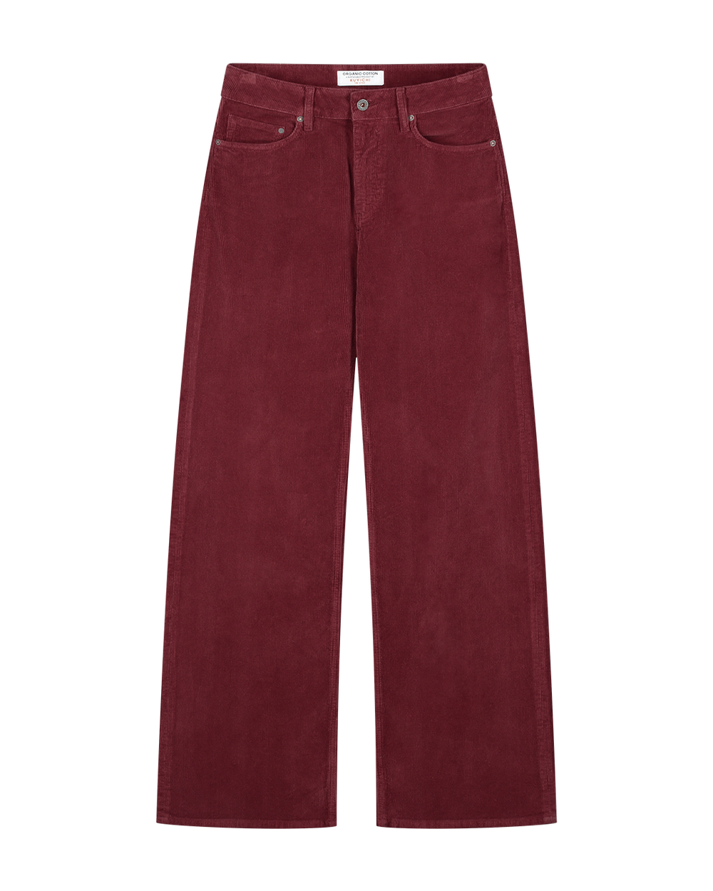 Harper Wide Leg Corduroy Bordeaux